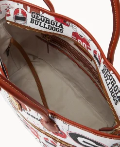 Dooney & Bourke Game Day Ready | Printed Fabric^Collegiate University of Georgia Tote