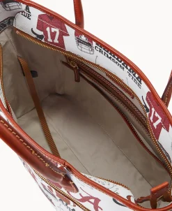 Dooney & Bourke Game Day Ready | Printed Fabric^Collegiate University of Alabama Tote