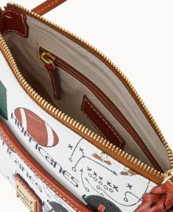 Dooney & Bourke Game Day Ready | Printed Fabric^Collegiate University of Miami Ginger Crossbody