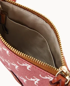 Dooney & Bourke Game Day Ready | Printed Fabric^Collegiate a Small North South Top Zip Crossbody