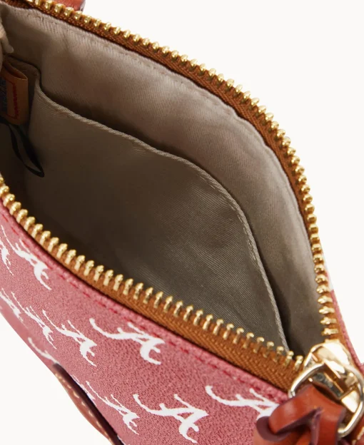 Dooney & Bourke Game Day Ready | Printed Fabric^Collegiate a Small North South Top Zip Crossbody