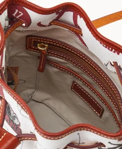 Dooney & Bourke Game Day Ready | Printed Fabric^Collegiate University of Alabama Small Drawstring