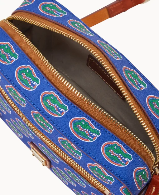 Dooney & Bourke Game Day Ready | Printed Fabric^Collegiate University of Florida Camera Zip Crossbody