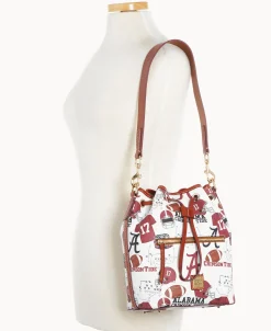 Dooney & Bourke Game Day Ready | Printed Fabric^Collegiate University of Alabama Drawstring