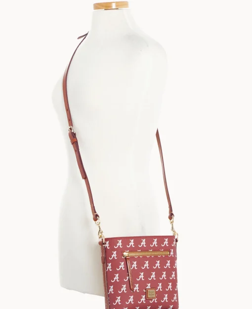 Dooney & Bourke Game Day Ready | Printed Fabric^Collegiate University of Alabama Small Zip Crossbody