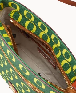 Dooney & Bourke Game Day Ready | Printed Fabric^Collegiate University of Small Zip Crossbody