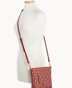Dooney & Bourke Game Day Ready | Printed Fabric^Collegiate University of Georgia Small Zip Crossbody