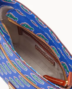 Dooney & Bourke Game Day Ready | Printed Fabric^Collegiate University of Florida Small Zip Crossbody