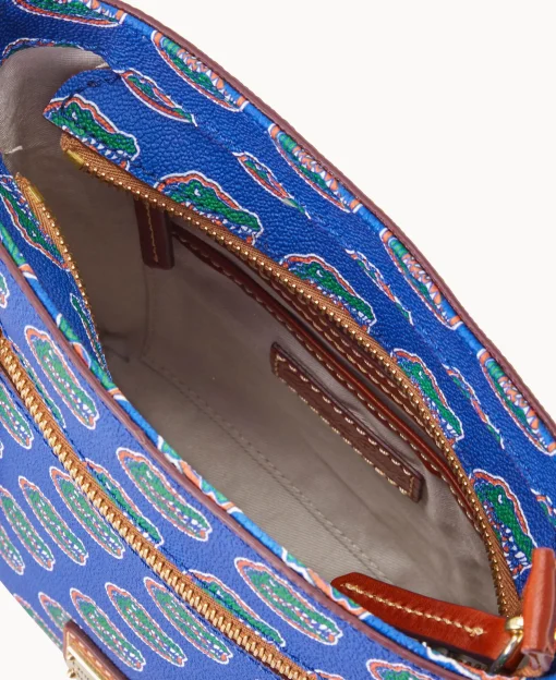 Dooney & Bourke Game Day Ready | Printed Fabric^Collegiate University of Florida Small Zip Crossbody
