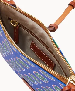 Dooney & Bourke Game Day Ready | Printed Fabric^Collegiate a North South Top Zip Crossbody