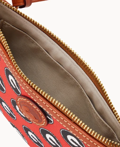 Dooney & Bourke Game Day Ready | Printed Fabric^Collegiate a Large Slim Crossbody