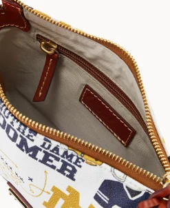 Dooney & Bourke Game Day Ready | Printed Fabric^Collegiate University of Crossbody Pouchette