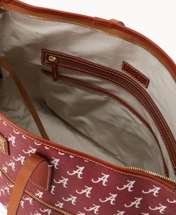 Dooney & Bourke Game Day Ready | Printed Fabric^Collegiate University of Alabama Large Tote