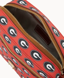 Dooney & Bourke Game Day Ready | Printed Fabric^Collegiate University of Georgia Camera Zip Crossbody