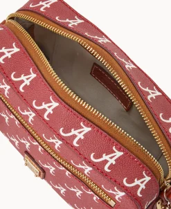 Dooney & Bourke Game Day Ready | Printed Fabric^Collegiate University of Alabama Camera Zip Crossbody