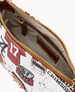 Dooney & Bourke Game Day Ready | Printed Fabric^Collegiate University of Alabama Crossbody Pouchette
