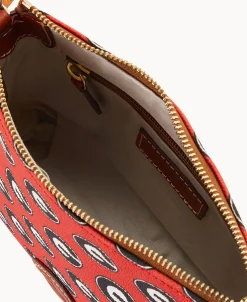 Dooney & Bourke Game Day Ready | Printed Fabric^Collegiate a Crossbody Pouchette