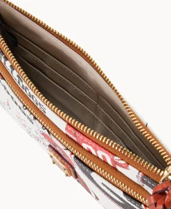 Dooney & Bourke Grab and Go | Wristlets^Collegiate a Double Zip Wristlet