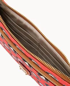 Dooney & Bourke Grab and Go | Wristlets^Collegiate a Double Zip Wristlet