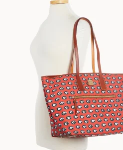 Dooney & Bourke Game Day Ready | Printed Fabric^Collegiate University of Georgia Large Tote