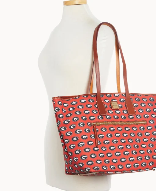 Dooney & Bourke Game Day Ready | Printed Fabric^Collegiate University of Georgia Large Tote