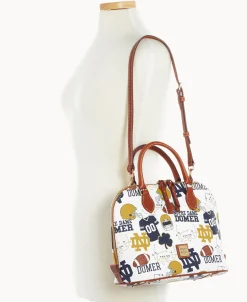Dooney & Bourke Game Day Ready | Printed Fabric^Collegiate University of Zip Zip Satchel