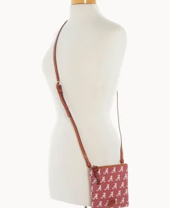 Dooney & Bourke Game Day Ready | Printed Fabric^Collegiate a Small North South Top Zip Crossbody