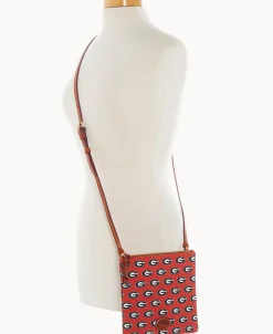 Dooney & Bourke Game Day Ready | Printed Fabric^Collegiate a North South Top Zip Crossbody