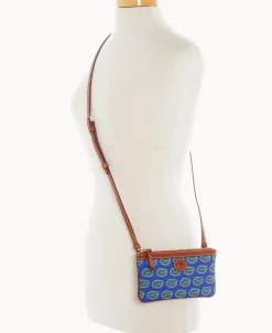 Dooney & Bourke Game Day Ready | Printed Fabric^Collegiate a Large Slim Crossbody