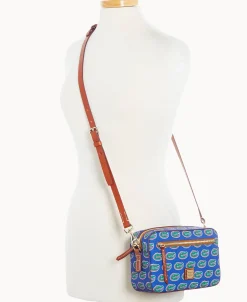Dooney & Bourke Game Day Ready | Printed Fabric^Collegiate University of Florida Camera Zip Crossbody