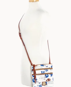 Dooney & Bourke Game Day Ready | Printed Fabric^Collegiate University of Kentucky N S Triple Zip Crossbody