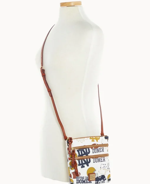 Dooney & Bourke Game Day Ready | Printed Fabric^Collegiate University of N S Triple Zip Crossbody