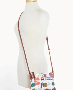 Dooney & Bourke Game Day Ready | Printed Fabric^Collegiate University of Florida Crossbody Pouchette