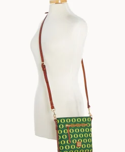 Dooney & Bourke Game Day Ready | Printed Fabric^Collegiate University of Small Zip Crossbody