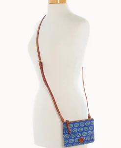 Dooney & Bourke Game Day Ready | Printed Fabric^Collegiate a Top Zip Crossbody