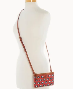 Dooney & Bourke Game Day Ready | Printed Fabric^Collegiate a Large Slim Crossbody
