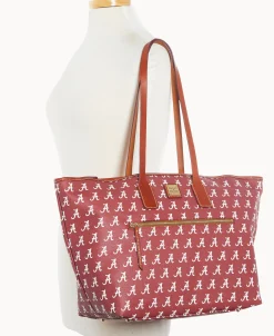 Dooney & Bourke Game Day Ready | Printed Fabric^Collegiate University of Alabama Large Tote