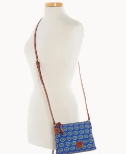 Dooney & Bourke Game Day Ready | Printed Fabric^Collegiate a Crossbody Pouchette