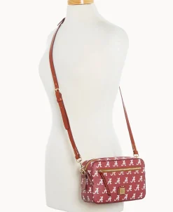 Dooney & Bourke Game Day Ready | Printed Fabric^Collegiate University of Alabama Camera Zip Crossbody