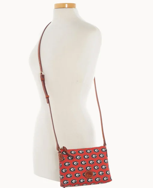 Dooney & Bourke Game Day Ready | Printed Fabric^Collegiate a Crossbody Pouchette