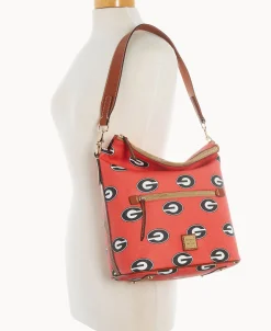 Dooney & Bourke Printed Fabric | Shoulder Bags^Collegiate University of Large Sac
