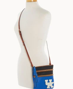 Dooney & Bourke Printed Fabric | Pebbled Leather^Collegiate Triple Zip Crossbody