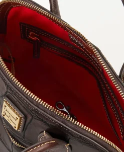 Dooney & Bourke Picnic in the Park | Exotic Leather^Denison Domed Satchel