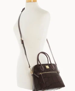 Dooney & Bourke Picnic in the Park | Exotic Leather^Denison Domed Satchel
