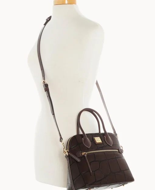 Dooney & Bourke Picnic in the Park | Exotic Leather^Denison Domed Satchel