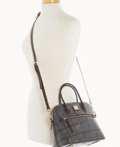 Dooney & Bourke Picnic in the Park | Exotic Leather^Denison Domed Satchel