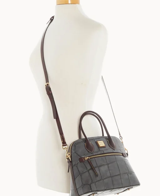 Dooney & Bourke Picnic in the Park | Exotic Leather^Denison Domed Satchel