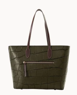 Dooney & Bourke Picnic in the Park | Exotic Leather^Denison Large Tote
