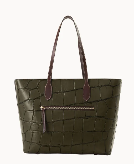 Dooney & Bourke Picnic in the Park | Exotic Leather^Denison Large Tote