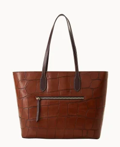 Dooney & Bourke Picnic in the Park | Exotic Leather^Denison Large Tote